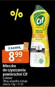 E.Leclerc Mleczko do czyszczenia z mikrokryształkami lemon Cif Cream oferta