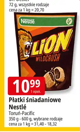 E.Leclerc Płatki śniadaniowe caramel & chocolate Lion Wildcrush oferta