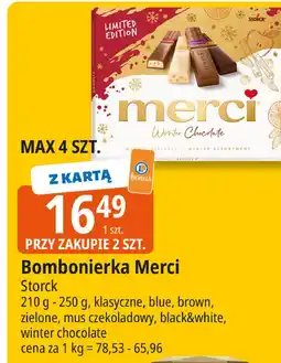 E.Leclerc Bombonierka winter chocolate Storck Merci oferta