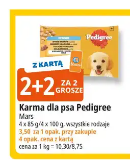 E.Leclerc Karma dla psa w galaretce 2x kurczak z marchewką i wołowina warzywami Pedigree Vital oferta