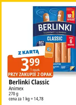 E.Leclerc Parówki classic Morliny Berlinki oferta