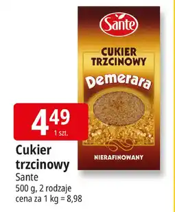 E.Leclerc Cukier trzcinowy nierafinowany demerara drobny Sante oferta