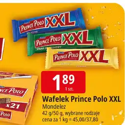 E.Leclerc Wafelek orzechowy Prince Polo Xxl oferta