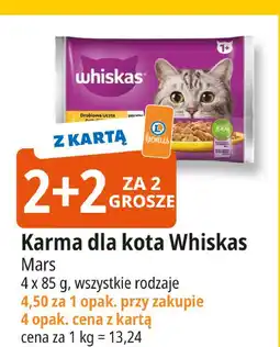 E.Leclerc Karma dla kota drobiowa uczta w galaretce Whiskas oferta