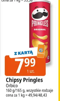E.Leclerc Chipsy original Pringles oferta