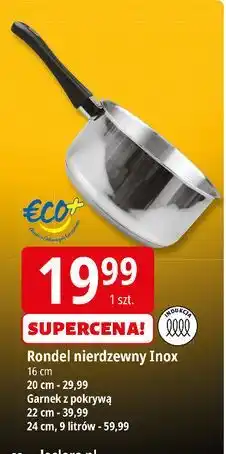 E.Leclerc Garnek nierdzewny 24 cm oferta