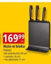 E.Leclerc Komplet noży w bloku Fiskars oferta