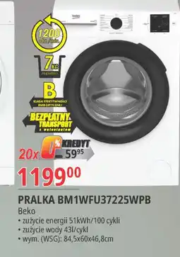 E.Leclerc Pralka bm1wfu37225wpb Beko oferta