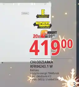 E.Leclerc Chłodziarka kfr04243w Kernau oferta