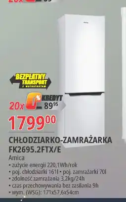 E.Leclerc Lodówka fk2695.2ftx Amica oferta