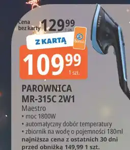 E.Leclerc Parownica do ubrań mr315 Maestro oferta