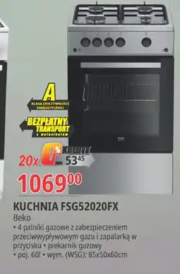 E.Leclerc Kuchnia fsg 52020 fx Beko oferta