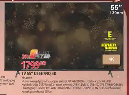 E.Leclerc Telewizor led 55 u55e7nq Hisense oferta
