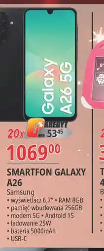 E.Leclerc Smartfon a26 Samsung Galaxy oferta