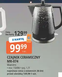E.Leclerc Czajnik ceramiczny mr-074 Maestro oferta