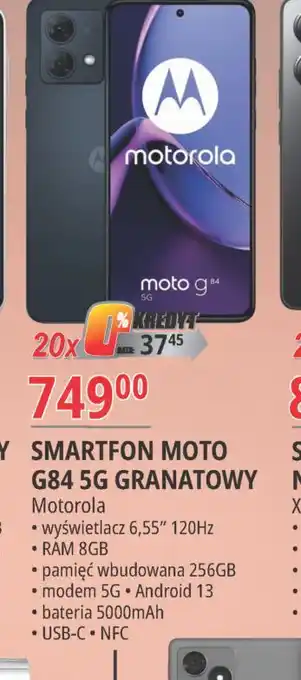 E.Leclerc Smartfon g84 5g Motorola oferta