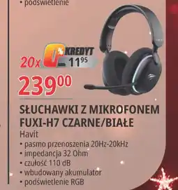 E.Leclerc Słuchawki fuxi-h7 białe Havit oferta