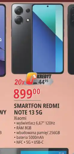 E.Leclerc Smartfon redmi note 13 5g Xiaomi oferta
