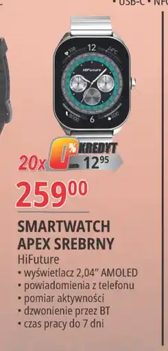 E.Leclerc Smartwatch apex srebrny Hifuture oferta