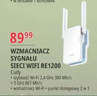 E.Leclerc Wzmacniacz sygnału wifi re1200 Cudy oferta