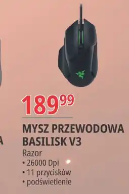 E.Leclerc Mysz basilisk v3 35k Razer oferta