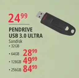 E.Leclerc Pendrive cruzer ultra 256gb Sandisk oferta
