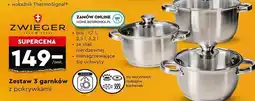 Biedronka Komplet garnków 1.7 l + 2.5 5.2 Zwieger oferta