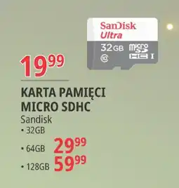 E.Leclerc Karta pamięci micro sd ultra 128gb Sandisk oferta