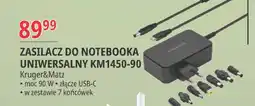 E.Leclerc Zasilacz do notebooka km1450-90 Kruger & Matz oferta