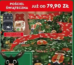 Biedronka Komplet pościeli świątecznej 140 x 200 cm + 70 80 oferta