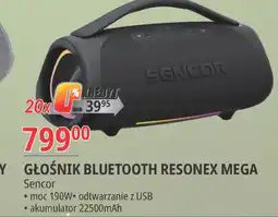 E.Leclerc Głośnik resonex maxi Sencor oferta
