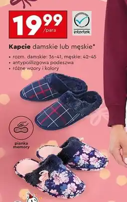 Biedronka Kapcie męskie 42-45 oferta