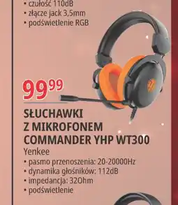 E.Leclerc Słuchawki commander yhp wt300 Yenkee oferta