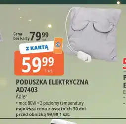 E.Leclerc Poduszka elektryczna ad7403 Adler oferta