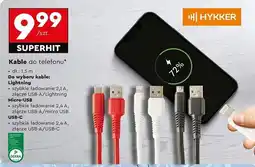 Biedronka Kabel usb-c 1.5 m Hykker oferta