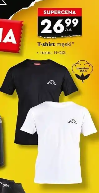 Biedronka T-shirt męski m-2xl Kappa oferta