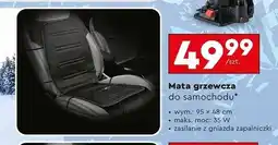 Biedronka Mata grzewcza na fotel samochodowy oferta