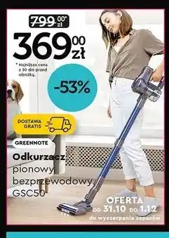 Biedronka Odkurzacz gsc50 Greenote oferta