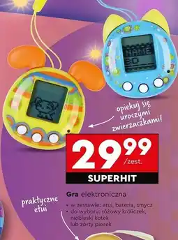 Biedronka Gra elektroniczna żółty piesek oferta