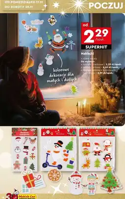 Biedronka Naklejki żelowe z kolorowym nadrukiem oferta