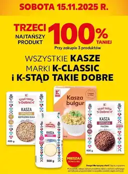 Kaufland Kasza bulgur K-Classic oferta