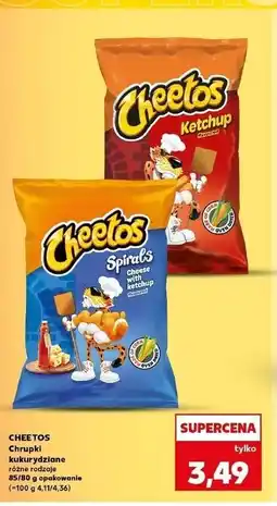 Kaufland Chrupki spirals ser z ketchupem Cheetos oferta