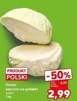Kaufland Kapusta na gołąbki polska oferta