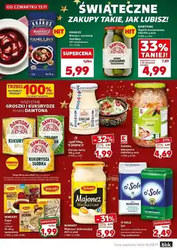 Kaufland Groszek zielony Dawtona oferta