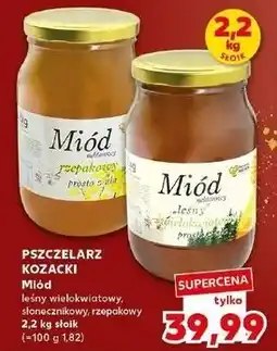 Kaufland Miód rzepakowy Pszczelarz Kozacki oferta