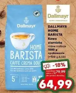 Kaufland Kawa Dallmayr Home Barista Caffe Crema Dolce oferta