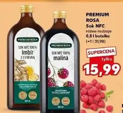 Kaufland Sok imbir z cytryną Premium Rosa oferta