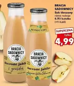 Kaufland Sok tłoczony jabłko odmiana golden delicious Bracia Sadownicy oferta