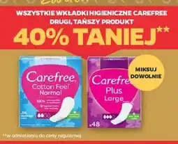 Netto Wkładki higieniczne large aloe Carefree Plus oferta