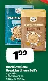 Netto Płatki owsiane górskie Breakfast From Bell's oferta